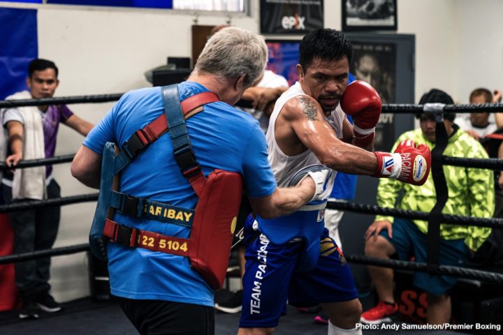 Image: Pacquiao will knockout Thurman says sparring partner