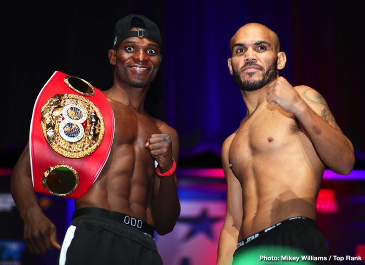 Image: Richard Commey vs. Ray Beltran, Adames vs Day - official weights & photos