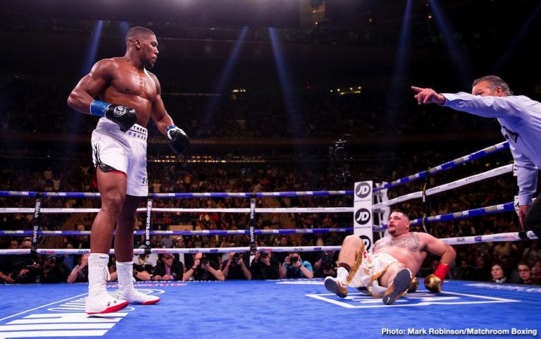 Image: Andy Ruiz Jr. says Anthony Joshua hit him with "LUCKY shot" in knockdown