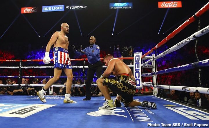 Fury vs Schwarz boxing photo