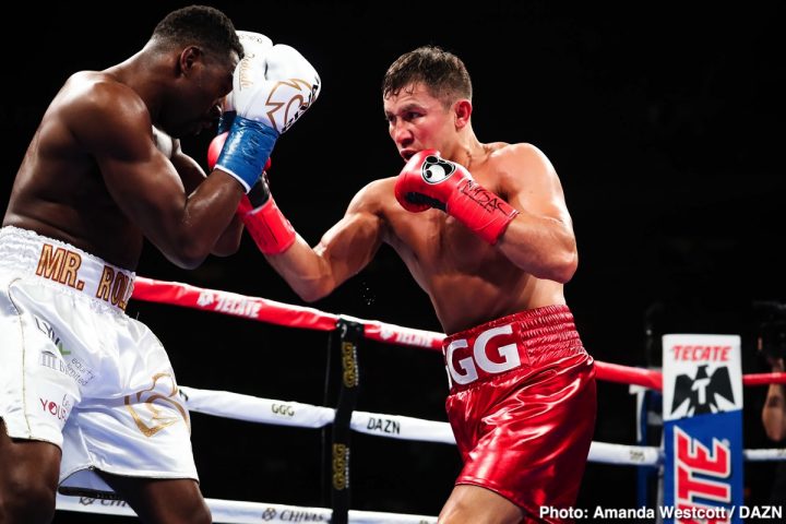 Image: Golovkin and Derevyanchenko finalize deal for Oct.5 at MSG, NY