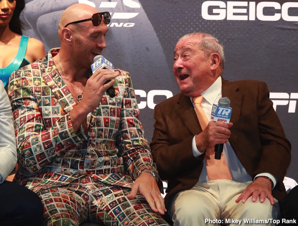 Image: Hearn comments on Arum wanting Joshua vs. Fury in UK in 2022
