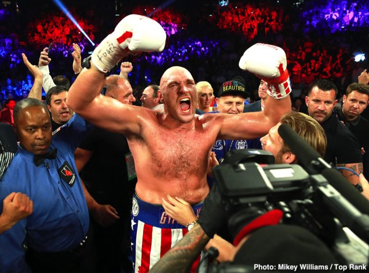 Image: Fury destroys Schwarz - live fight results