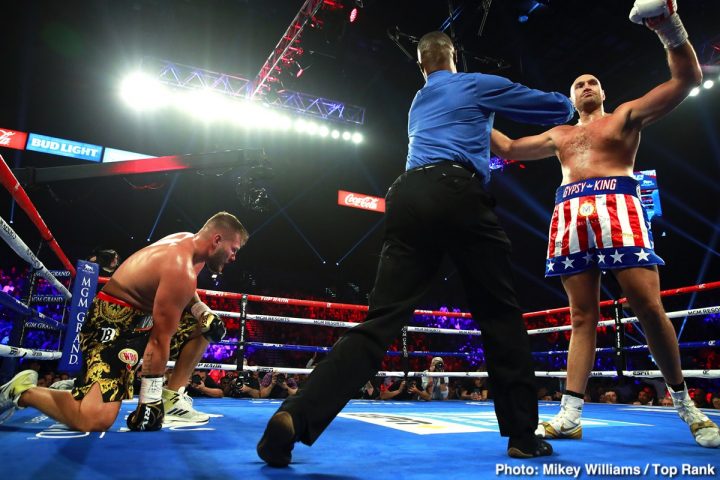 Image: Fury destroys Schwarz - live fight results