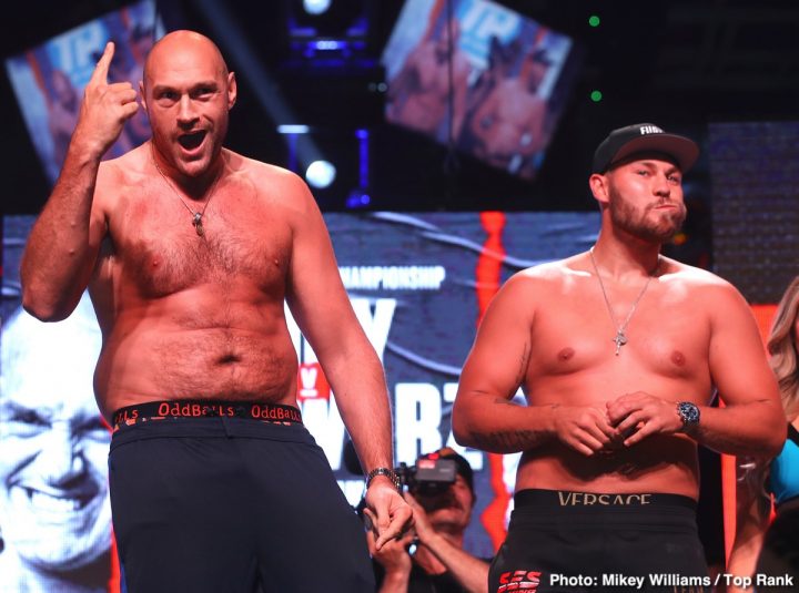 Image: Tyson Fury vs. Tom Schwarz - official weigh-in results