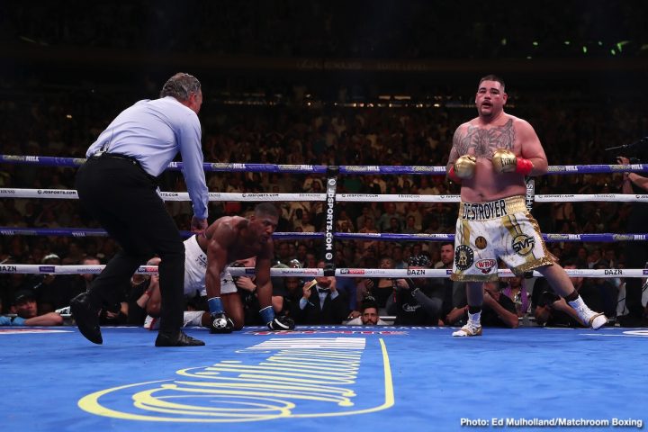 Image: Joshua dismisses tune-up fight before Ruiz rematch