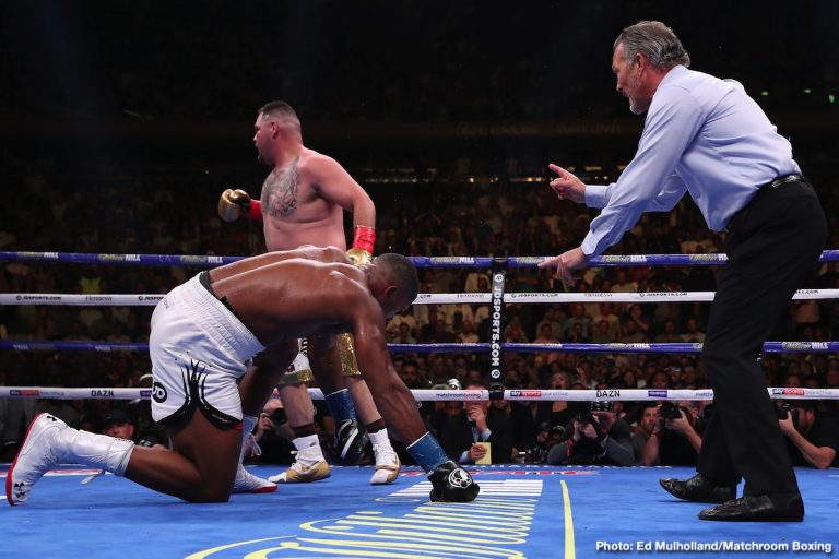Image: Eddie Hearn says he had no say in Anthony Joshua's decision to fight Andy Ruiz in rematch