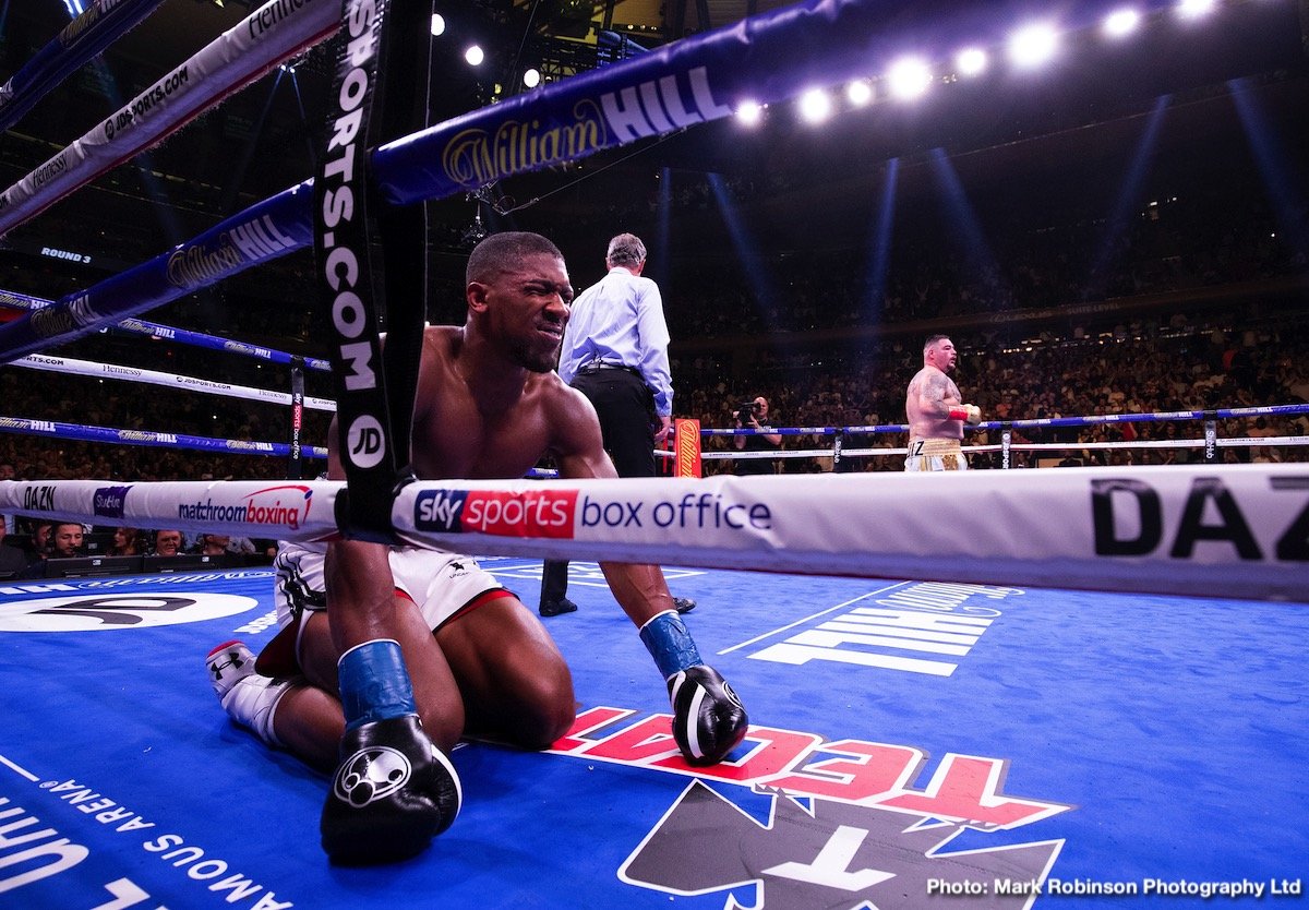 Image: Anthony Joshua doubted by fans, Hearn fuming about it
