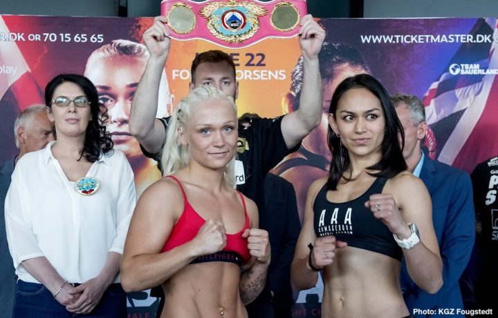 Image: Thorslund vs. Adams - Official Weights & Photos