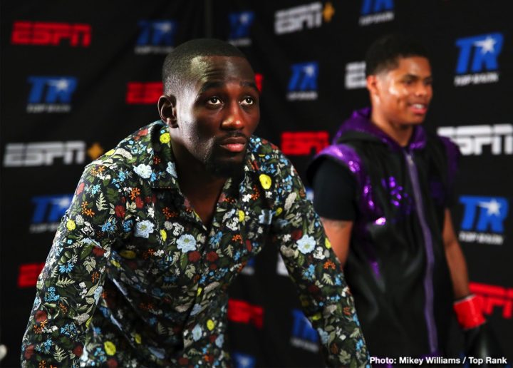 Image: Terence Crawford feels Spence-Porter is a 50/50 fight