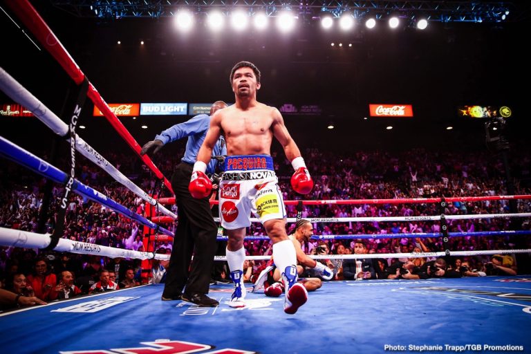 Image: Manny Pacquiao is dangerous for Terence Crawford says Tim Bradley