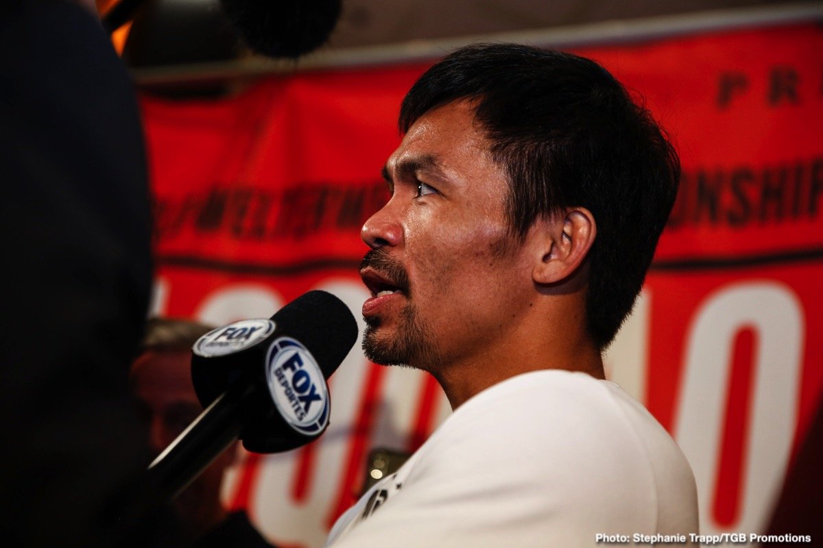 Image: Pacquiao's coach say Errol Spence not the same after crash