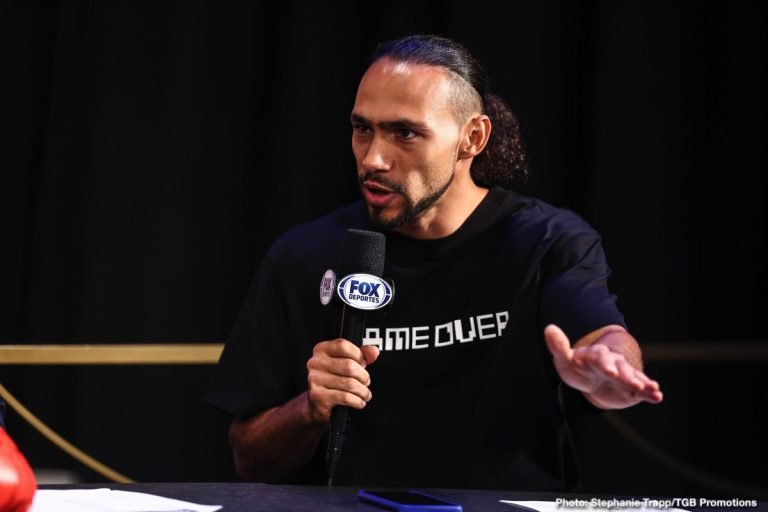 Image: Keith Thurman: 'Wilder needs to CLOAK his right hand'