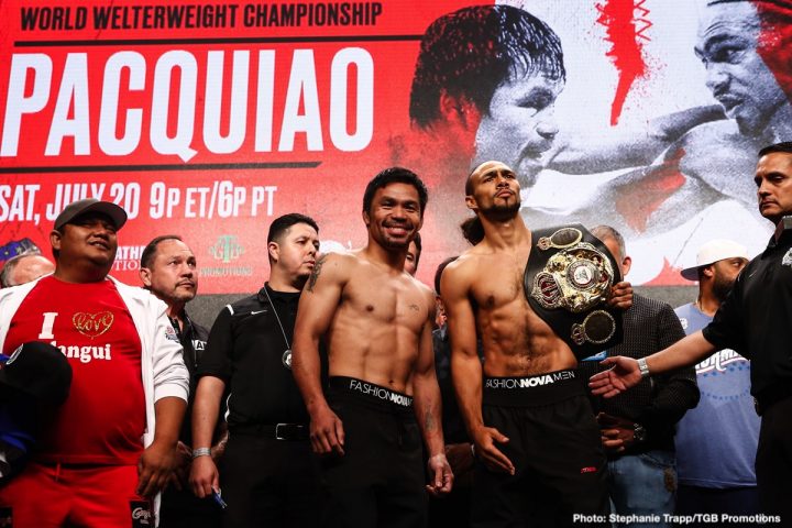- Boxing News 24, Keith Thurman, Manny Pacquiao boxing photo