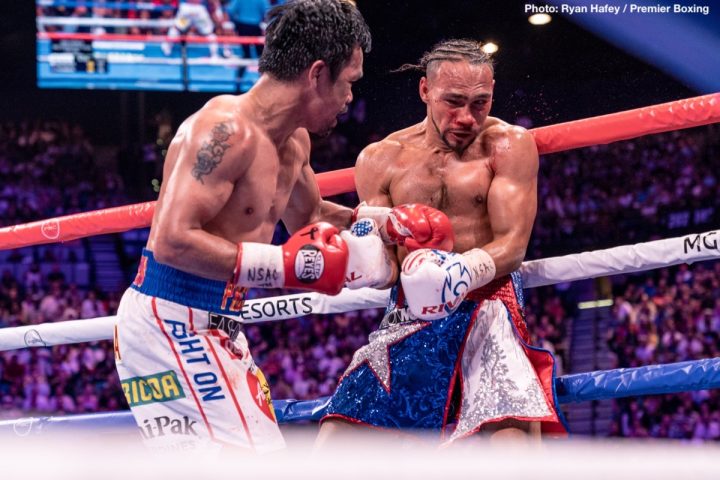 Keith Thurman, Manny Pacquiao boxing photo and news image