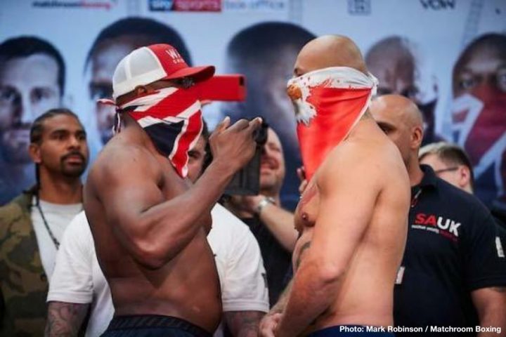 Image: Dereck Chisora vs. Artur Szpilka - Official weigh-in results