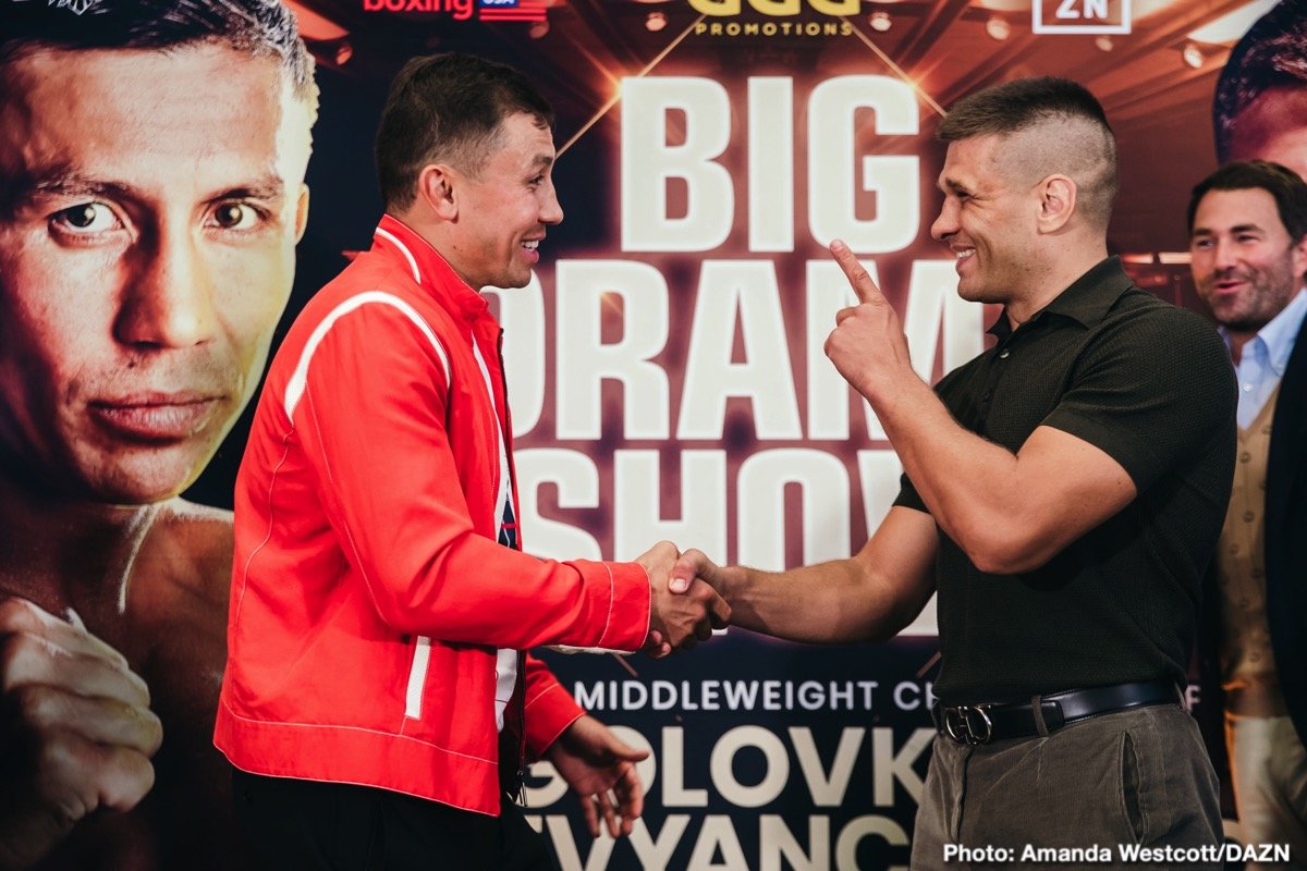 Image: Golovkin vs. Derevyanchenko next Saturday LIVE on DAZN on Oct.5