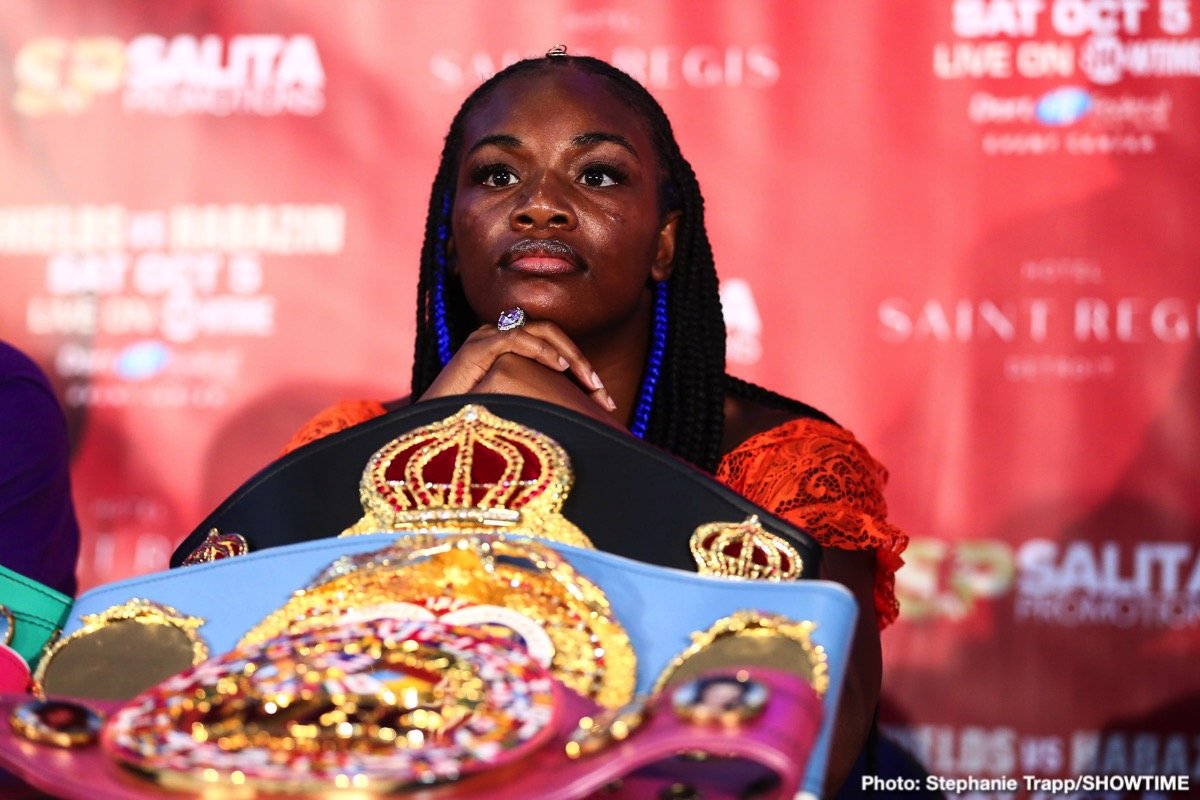 Image: 'Amused' Savannah reflects on Shields stare-down at #MTKFightNight