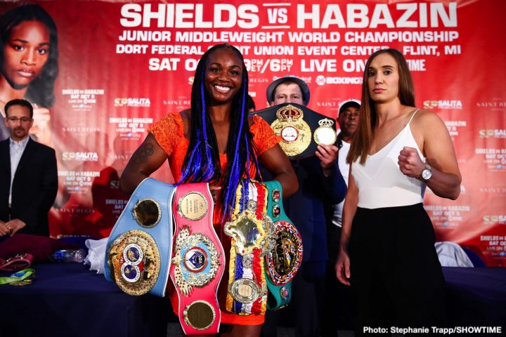 Image: Claressa Shields vs. Ivana Habazin Detroit press conference quotes