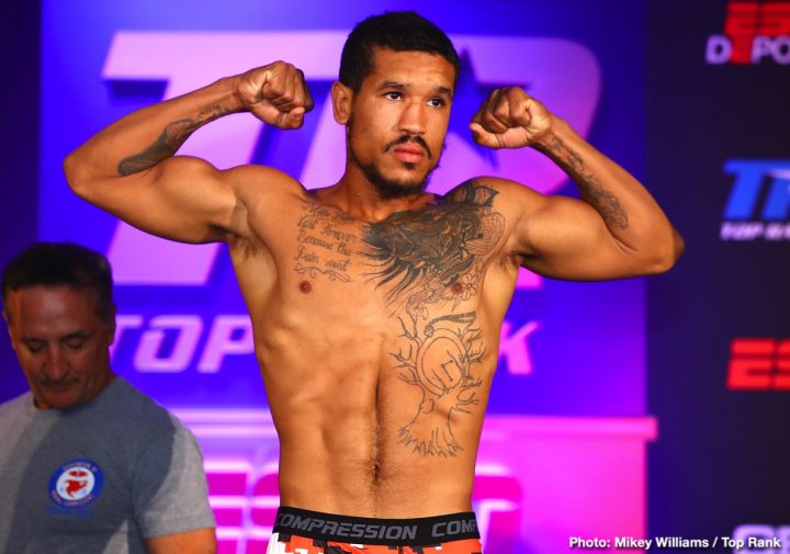 Image: Jason Sosa vs. Lydell Rhodes ESPN+ Official Weigh In Results & Photos