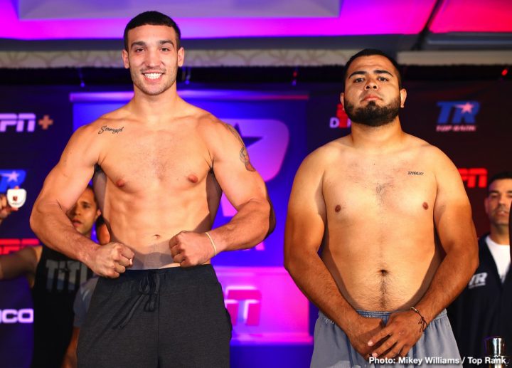 Image: Jason Sosa vs. Lydell Rhodes ESPN+ Official Weigh In Results & Photos