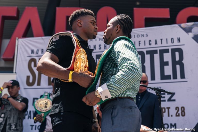 Image: Mikey Garcia says Porter will give Spence problems