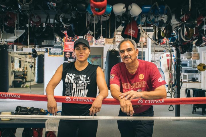 Image: Cecilia Braekhus Now Training With Abel Sanchez In Big Bear!