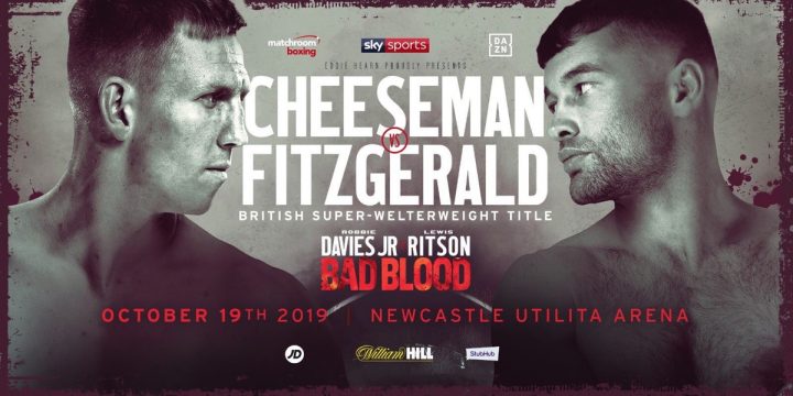 Image: Ted Cheeseman vs Scott Fitzgerald at the Utilita Arena Newcastle on October 19