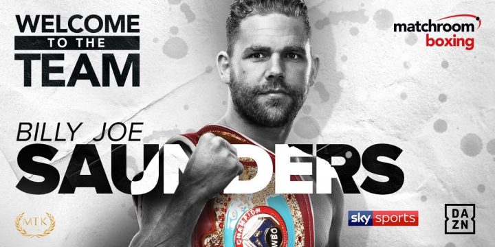 Image: Official: Billy Joe Saunders Signs With Matchroom Boxing