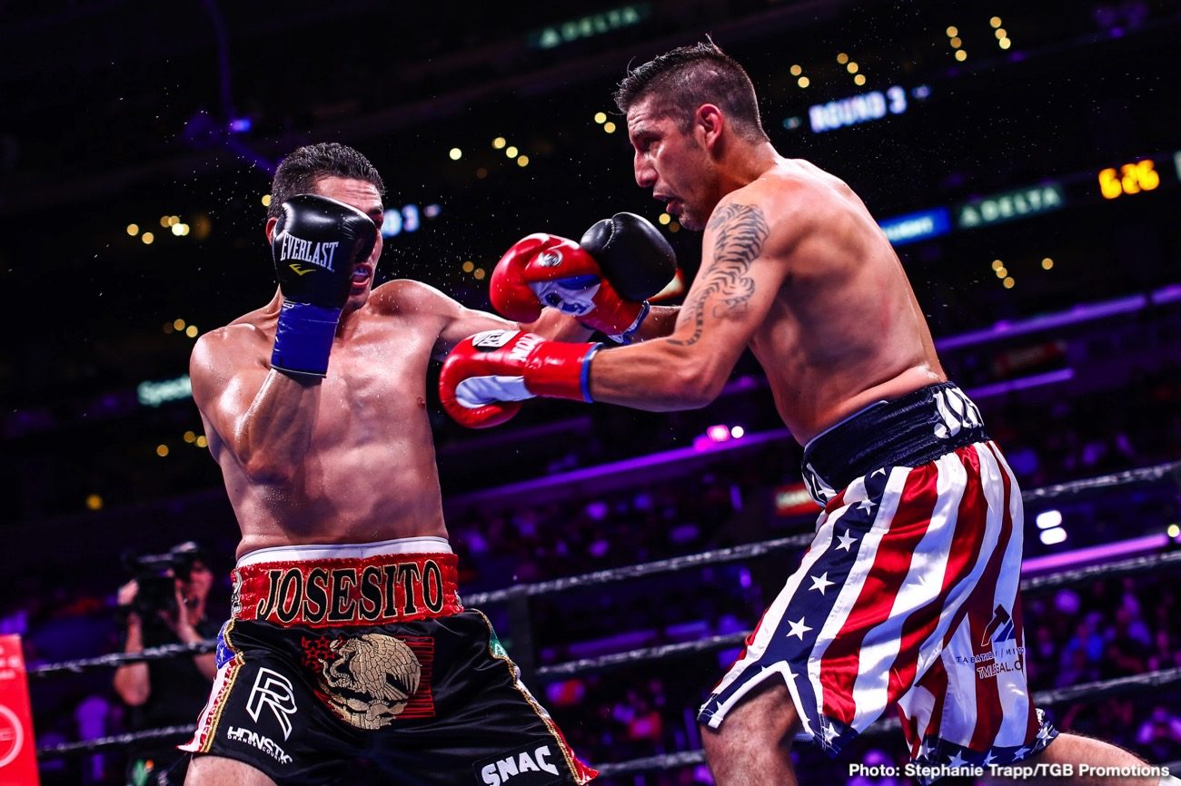 Image: Photos / Results: Josesito Lopez Beats John Molina Jr. by TKO in Eighth Round