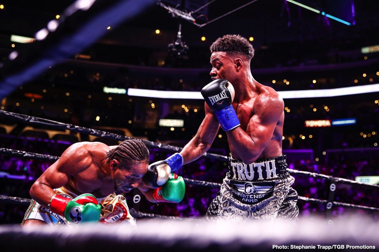 Errol Spence Jr, Jermell Charlo, Terence Crawford boxing photo