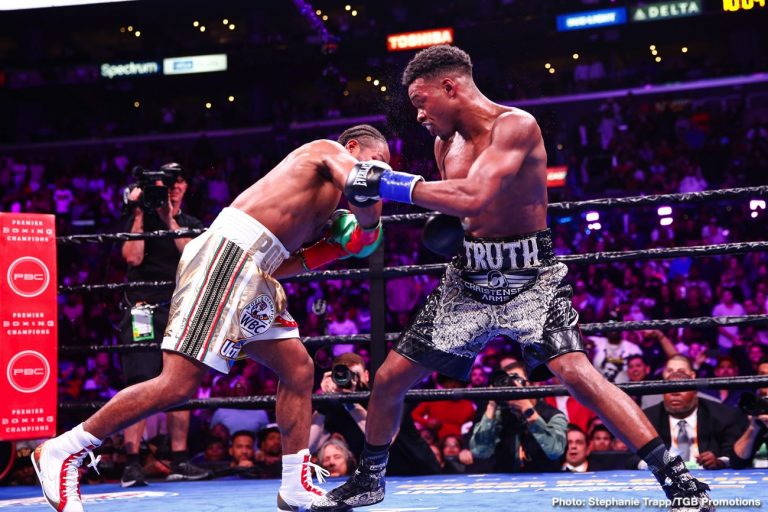 Image: Spence: I didn't play Porter's game plan; I was trying to knock him out