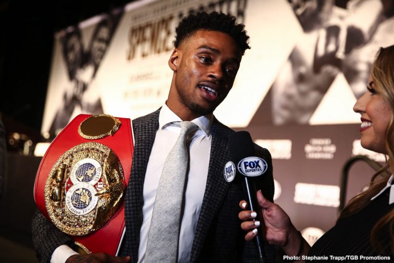 Image: Errol Spence Jr. rematch is what Mikey Garcia wants