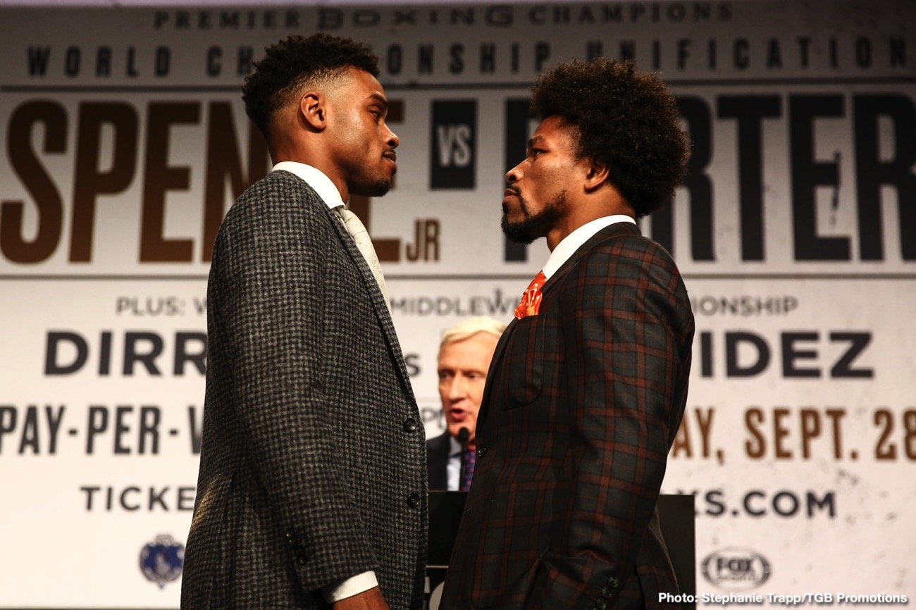 Image: Errol Spence vs. Shawn Porter & David Benavidez vs. Anthony Dirrell final press conference quotes, photos