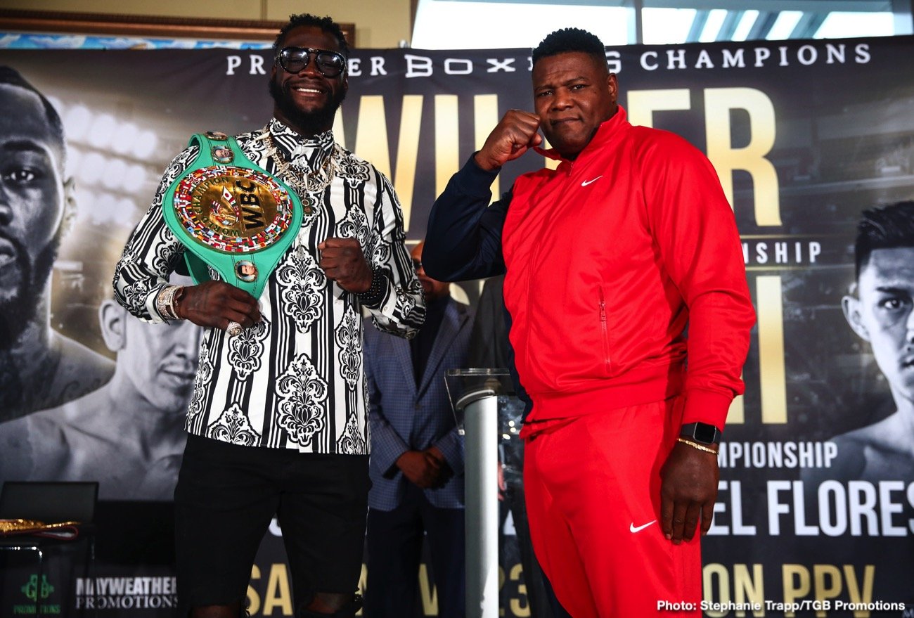 Image: Deontay Wilder vs. Luis Ortiz II & Leo Santa Cruz vs. Miguel Flores press conference quotes