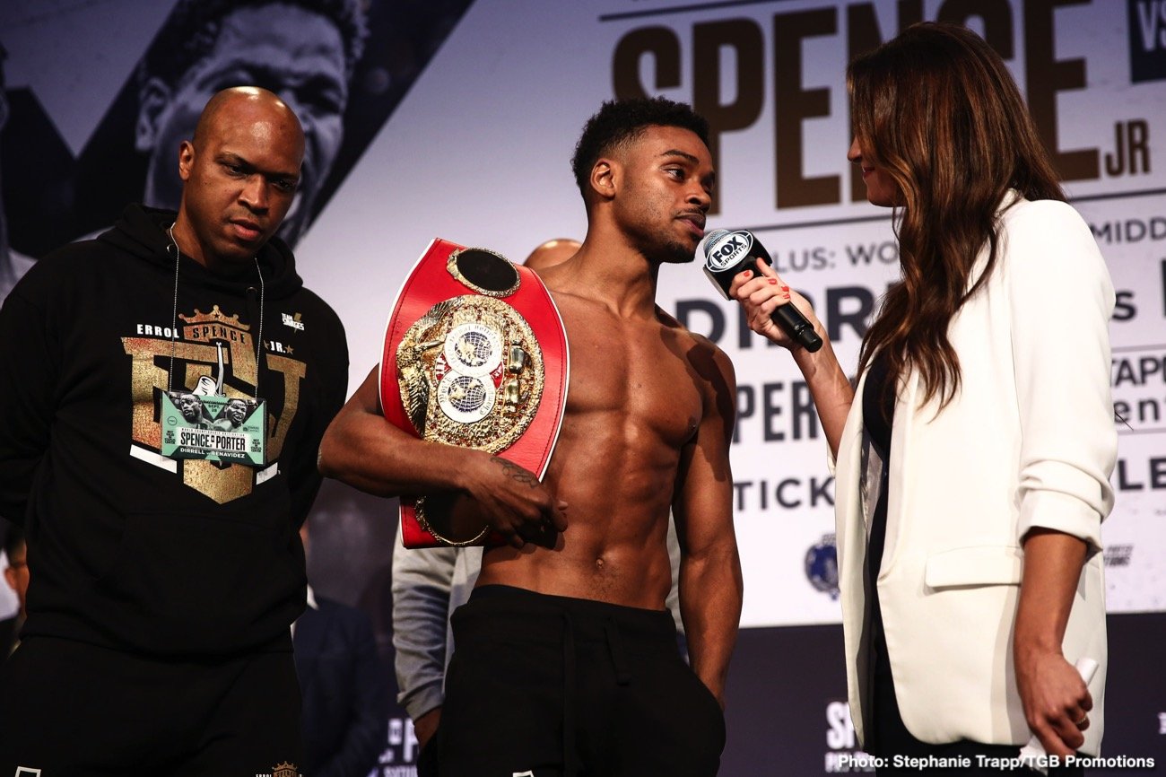Image: Errol Spence Jr. 'I'm already back down in weight'