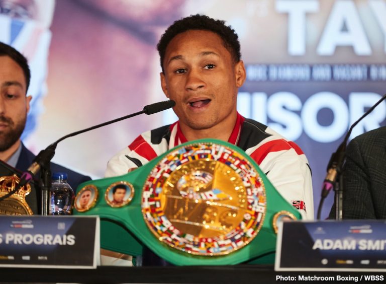 Image: Regis Prograis contemplated taking on Chisora at press conference