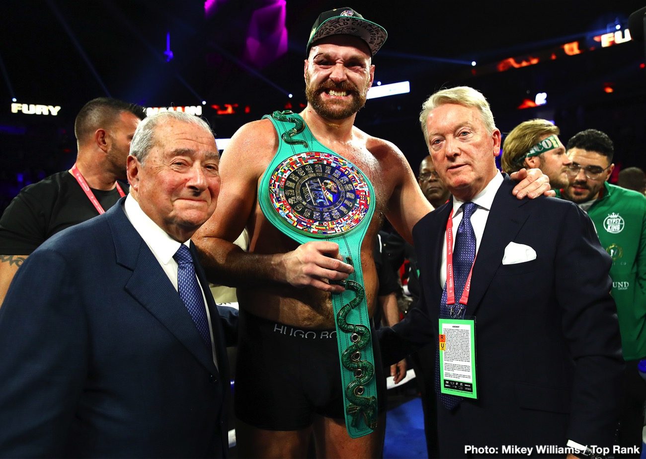 Tyson Fury, Dillian Whyte boxing photo and news image