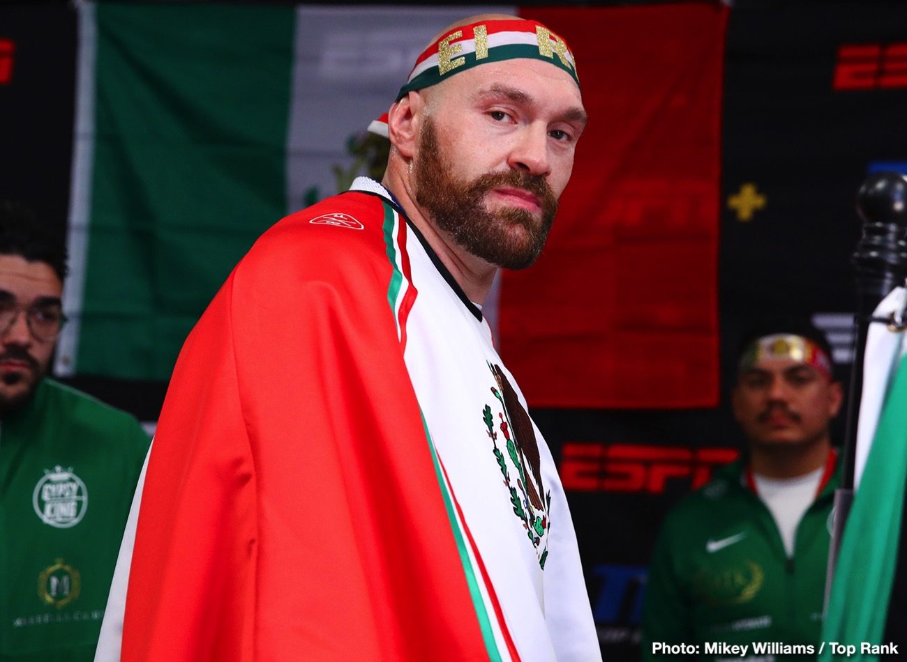 Image: Tyson Fury says he feels "Absolutely Terrible" from training camp wear & tear