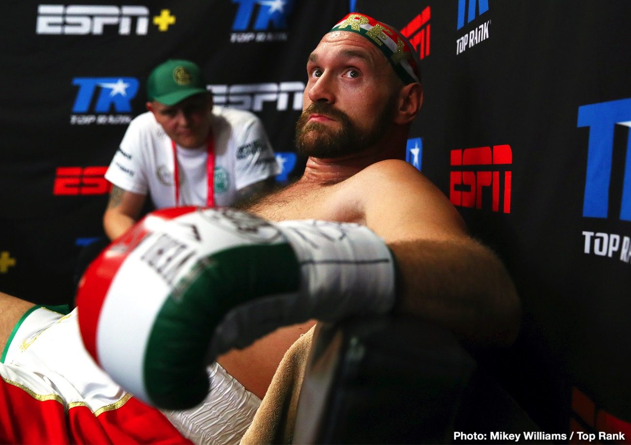 Image: Tyson Fury lectures on 'Instagram vs. Reality'