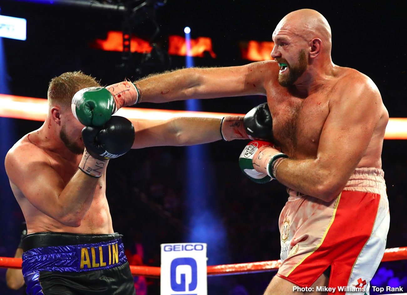 Image: Fury will use more POWER on his punches for Wilder rematch - Andy Lee