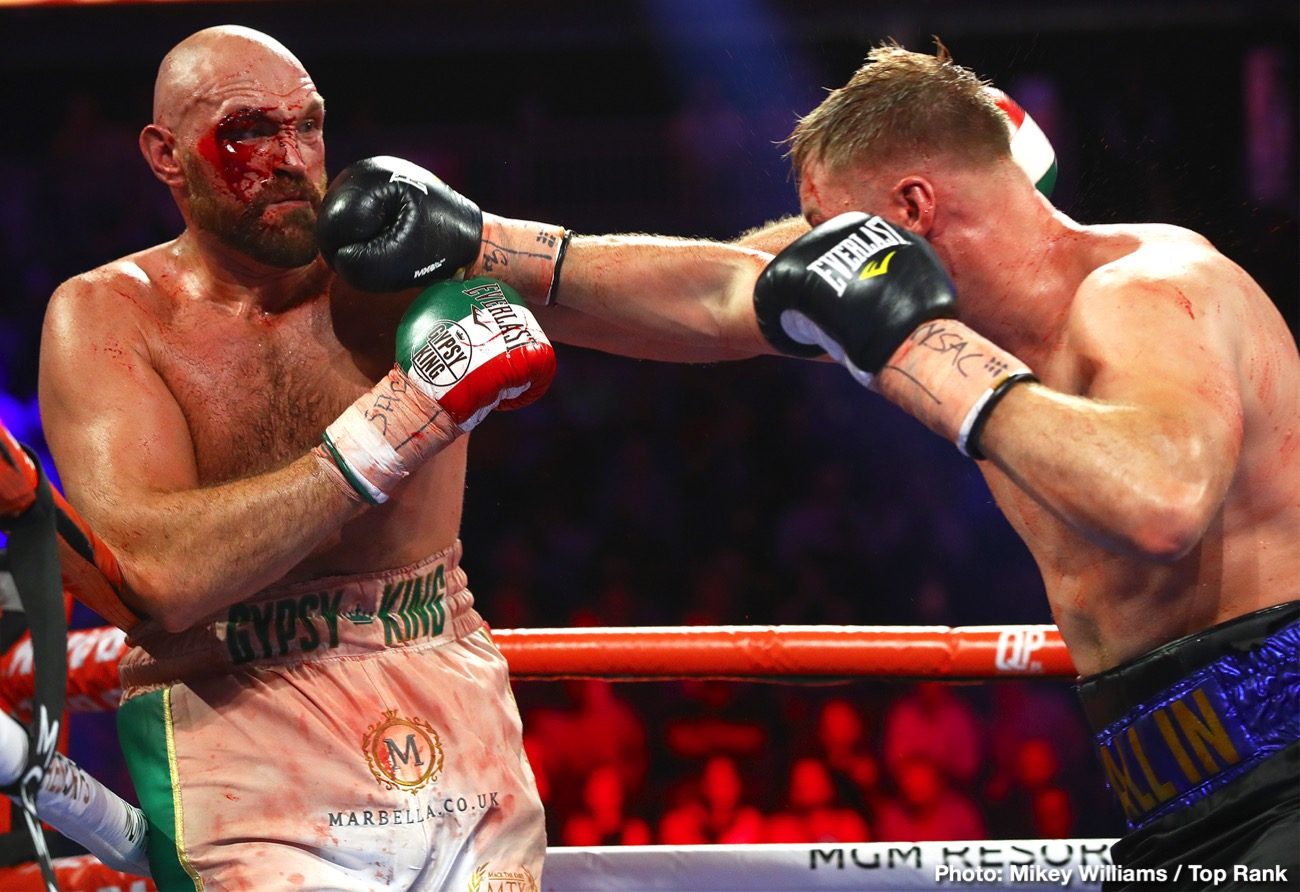Image: Tyson Fury's cut needed 47 stitches to close