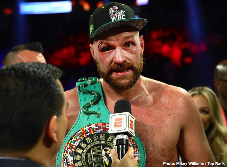 Image: Tyson Fury has lost interest in boxing says Hearn