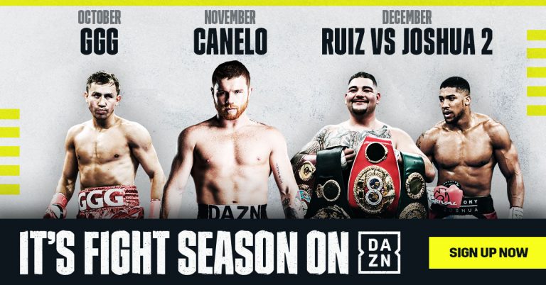 Image: DAZN Unveils Fall Campaign – It’s Fight Season On DAZN!