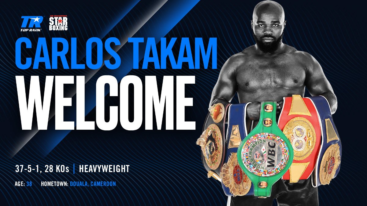 Image: Carlos Takam To Fight Maldonado At Star Boxing's Feb. 28, "Rockin' Fights"