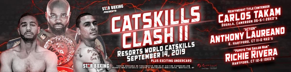 Carlos Takam to fight on September 14 in Monticello, New York
