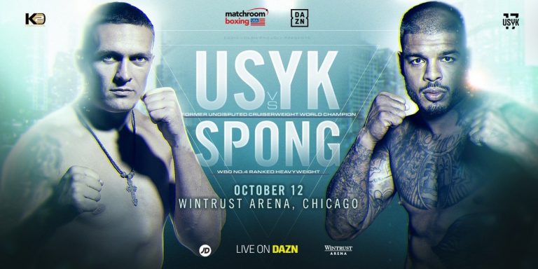 Image: Oleksandr Usyk vs. Tyrone Spong official for October 12 on DAZN