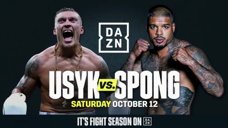 Image: Oleksandr Usyk vs. Tyrone Spong next Saturday LIVE on DAZN on Oct.12