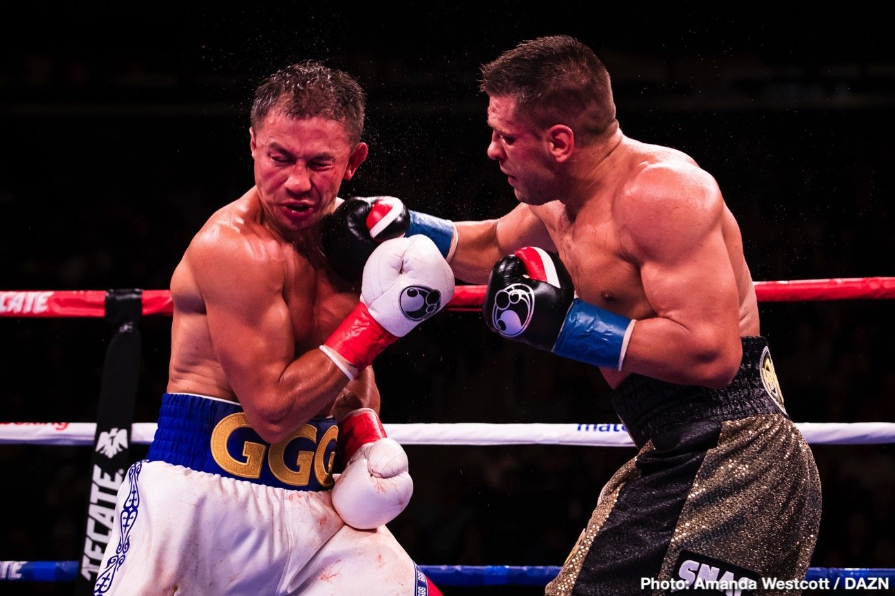 Gennady Golovkin, Chris Eubank Jr boxing photo and news image
