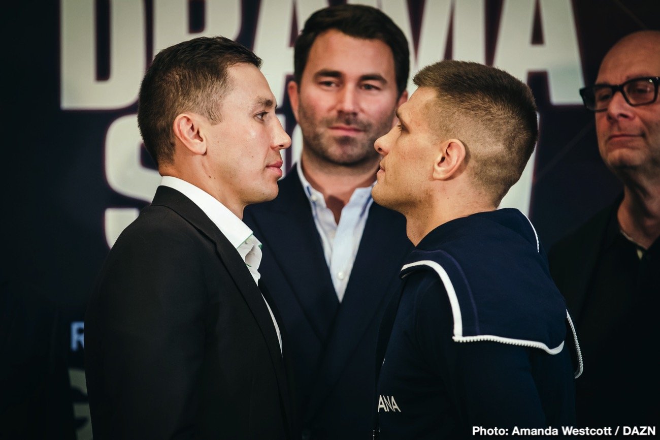 Matchroom Boxing on DAZN: Golovkin vs. Derevyanchenko Picks